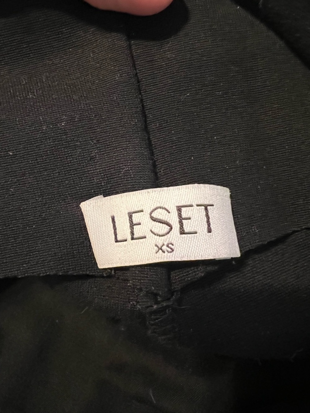LESET Rio Straight Pants Black